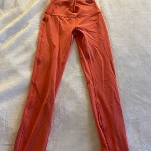 Lululemon orange leggings